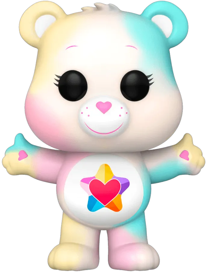 FUN61558 Care Bears 40th Anniversary - True Heart Bear (with chase) Pop! Vinyl - Funko TBA - Titan Pop Culture