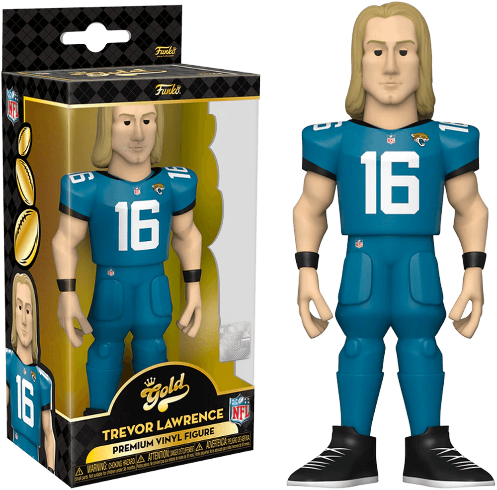 FUN61669 NFL: Jaguars - Trevor Lawrence (with chase) 5" Vinyl Gold - Funko - Titan Pop Culture