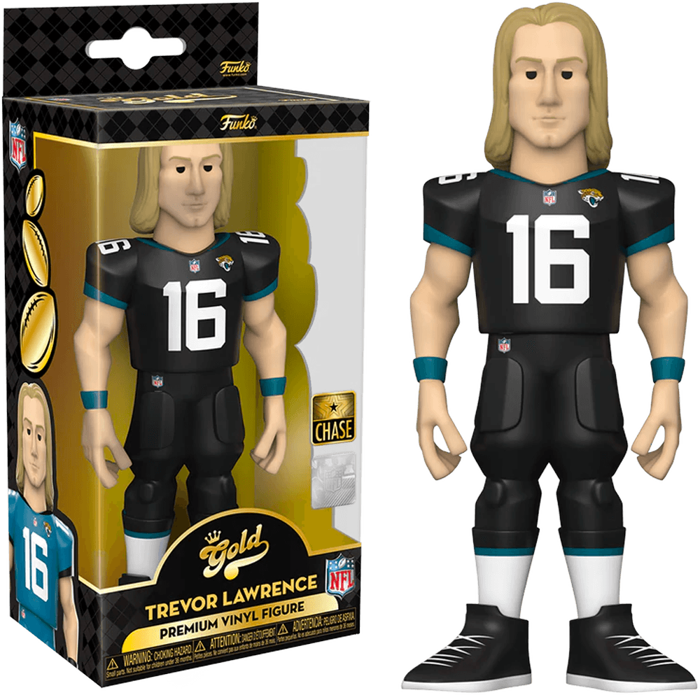 FUN61669 NFL: Jaguars - Trevor Lawrence (with chase) 5" Vinyl Gold - Funko - Titan Pop Culture