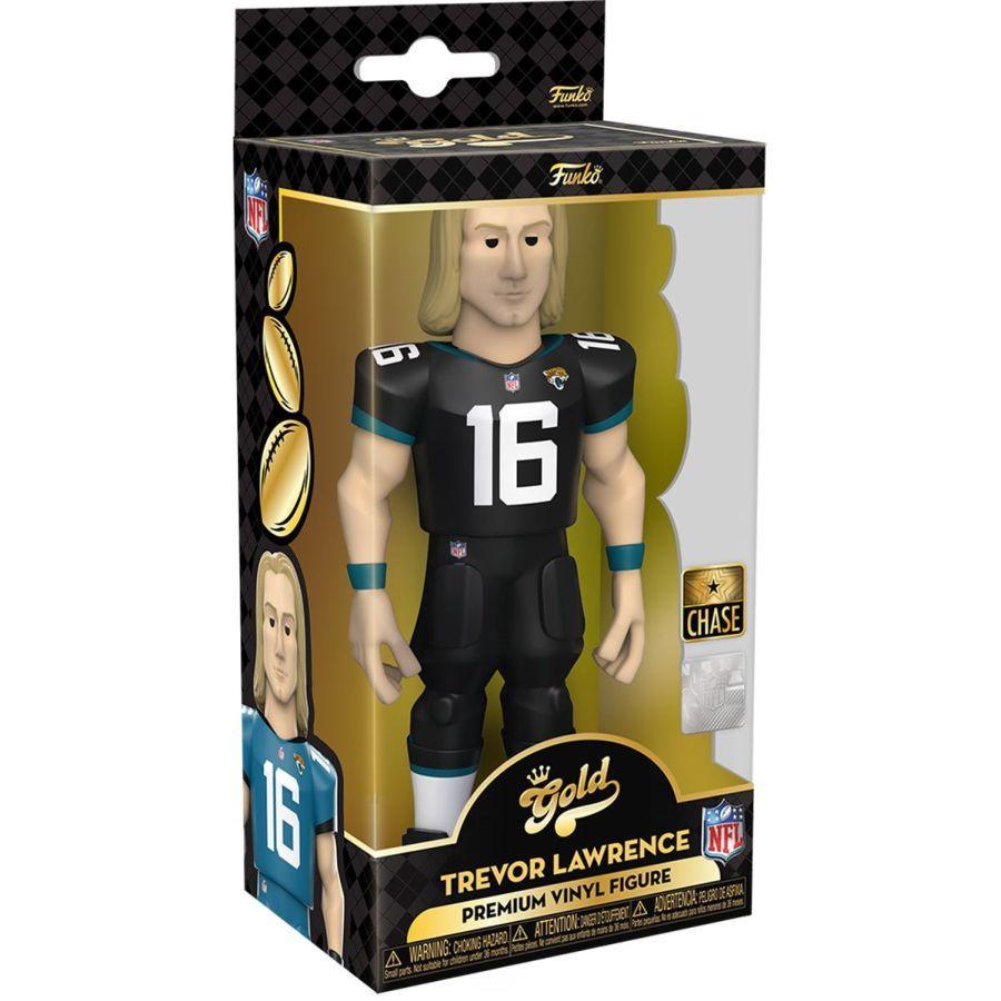 FUN61669 NFL: Jaguars - Trevor Lawrence (with chase) 5" Vinyl Gold - Funko - Titan Pop Culture