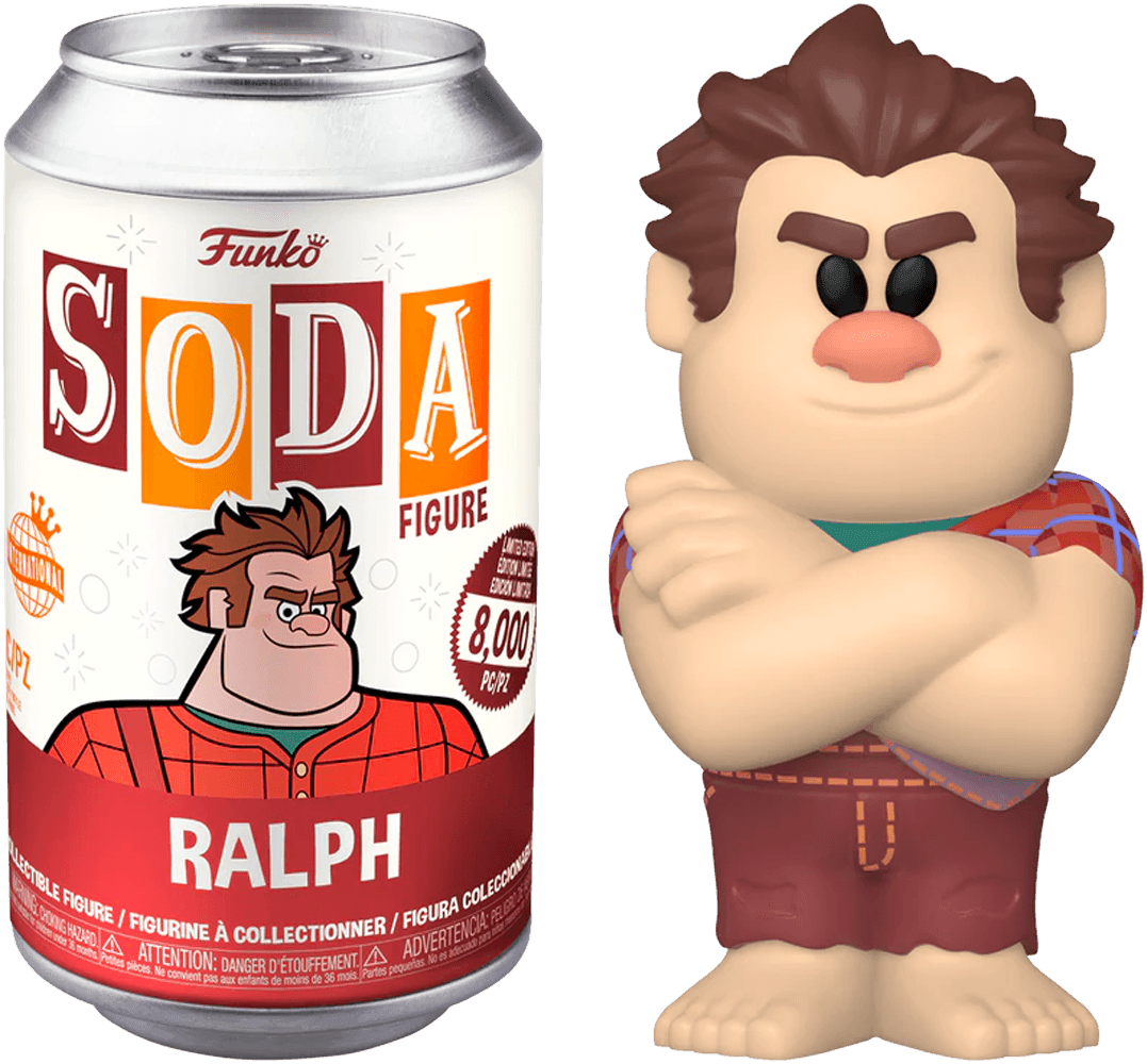 FUN61735 Wreck-It Ralph - Ralph (with chase) Vinyl Soda - Funko - Titan Pop Culture