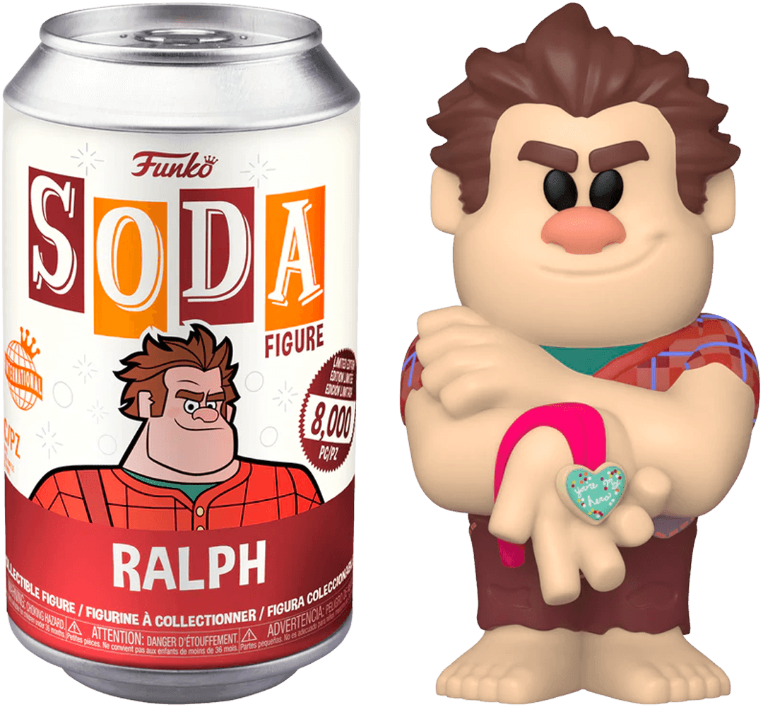 FUN61735 Wreck-It Ralph - Ralph (with chase) Vinyl Soda - Funko - Titan Pop Culture