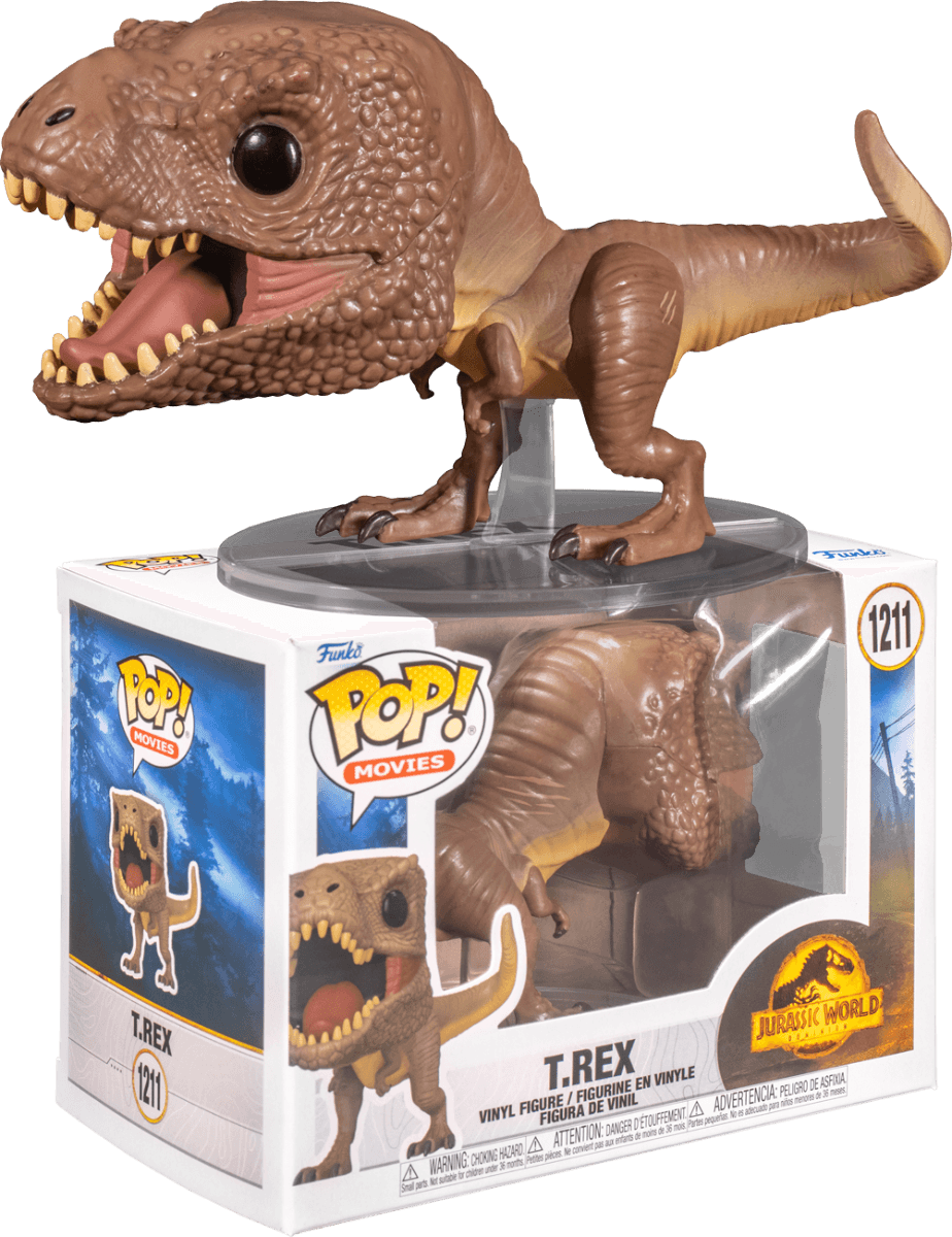 FUN62222 Jurassic World 3: Dominion - T.Rex Pop! Vinyl - Funko - Titan Pop Culture