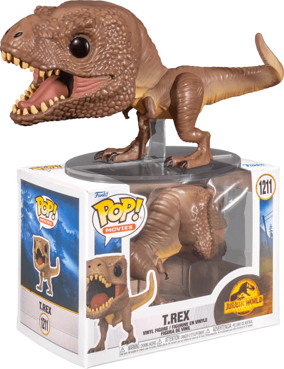 FUN62222 Jurassic World 3: Dominion - T.Rex Pop! Vinyl - Funko - Titan Pop Culture