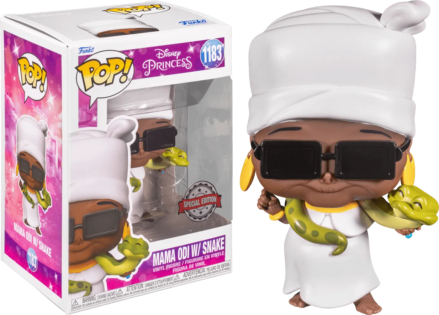 FUN62338 Princess and the Frog - Mama Odi with Snake US Exclusive Pop! Vinyl [RS] - Funko - Titan Pop Culture