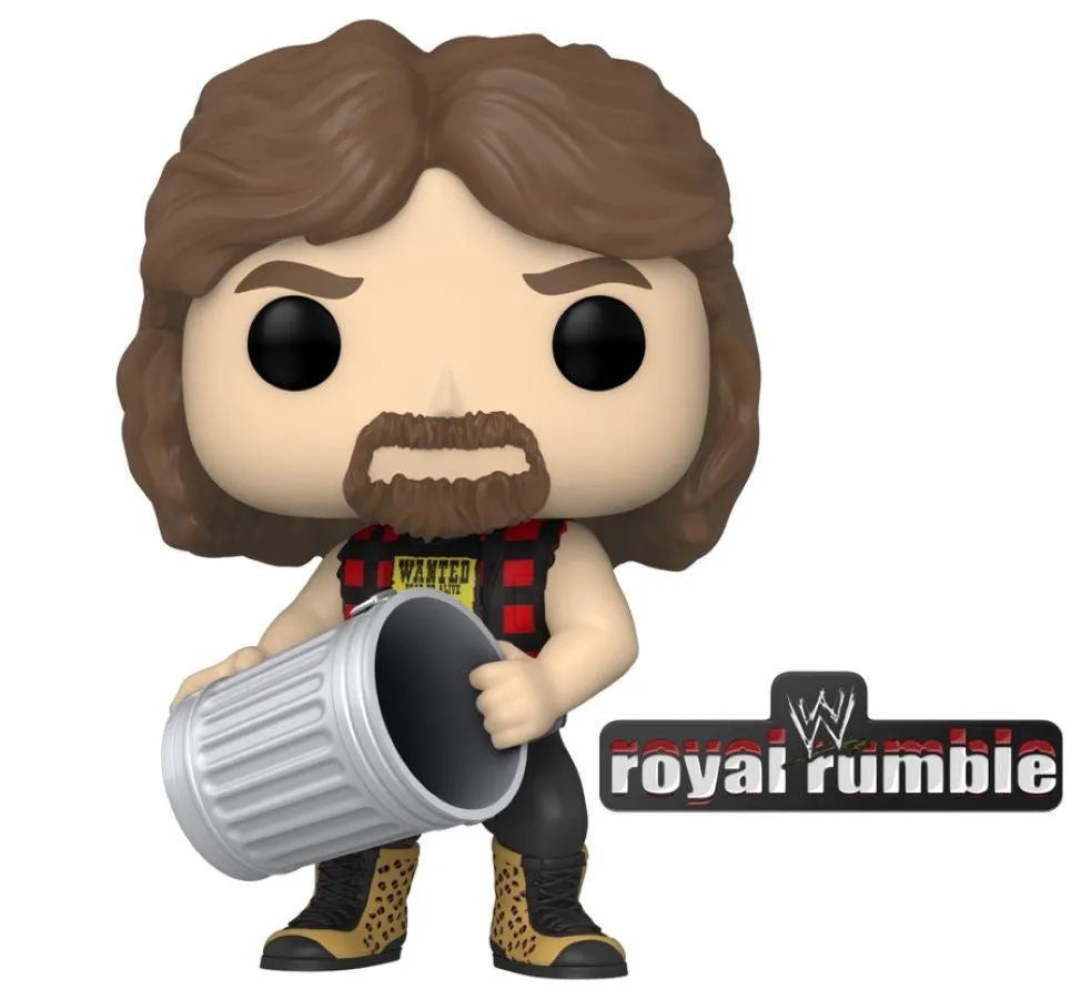 FUN62368 WWE - Cactus Jack w/Trash Can US Exclusive Pop! Vinyl with Pin [RS] - Funko - Titan Pop Culture