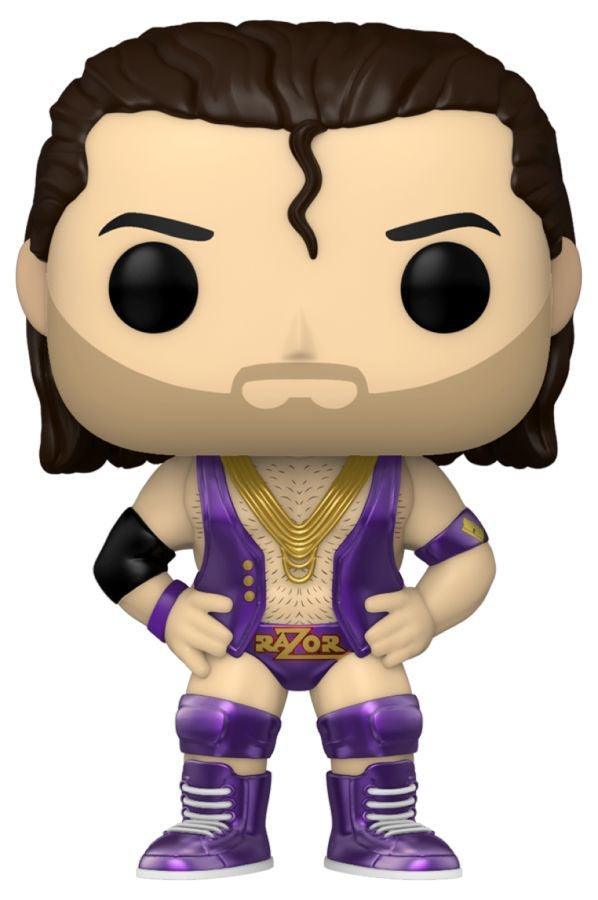 FUN62372 WWE - Razor Ramon Purple US Exclusive Pop! Vinyl [RS] - Funko - Titan Pop Culture