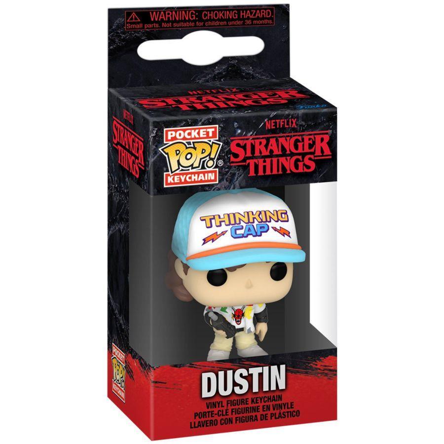 FUN62383 Stranger Things - Dustin Season 4 Pocket Pop! Keychain - Funko - Titan Pop Culture