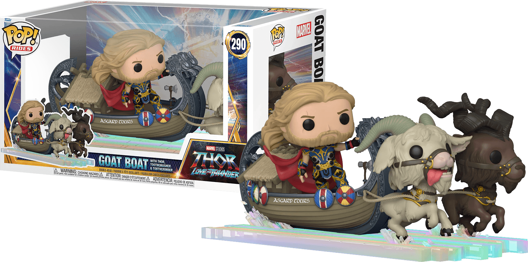 FUN62420 Thor 4: Love and Thunder - Goat Boat Pop! Ride - Funko - Titan Pop Culture