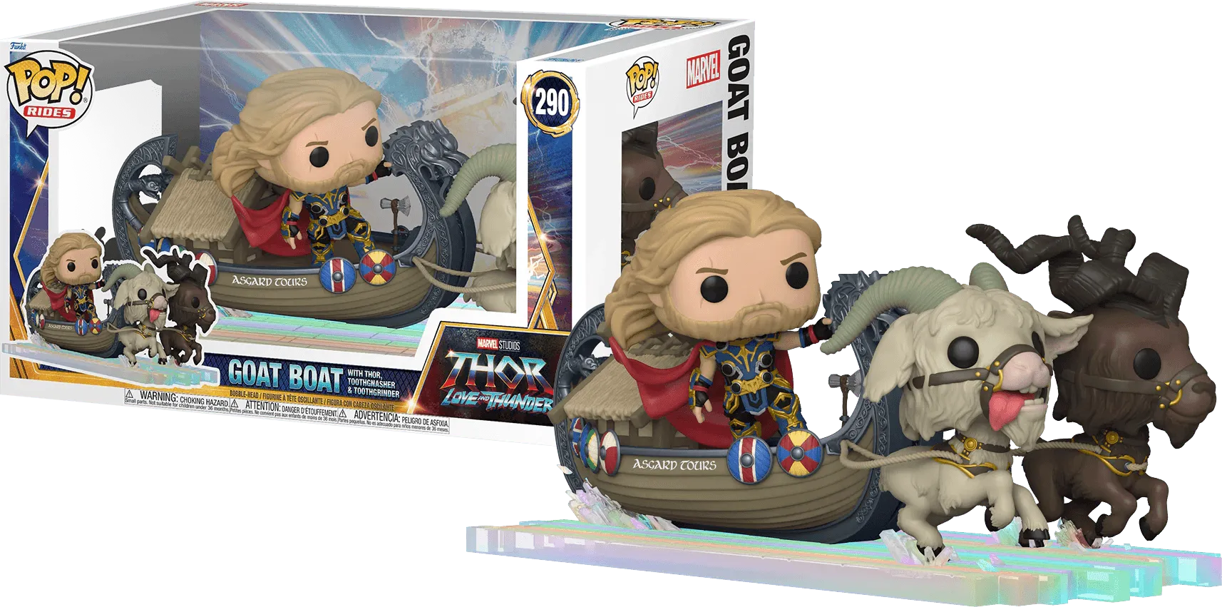 FUN62420 Thor 4: Love and Thunder - Goat Boat Pop! Ride - Funko - Titan Pop Culture