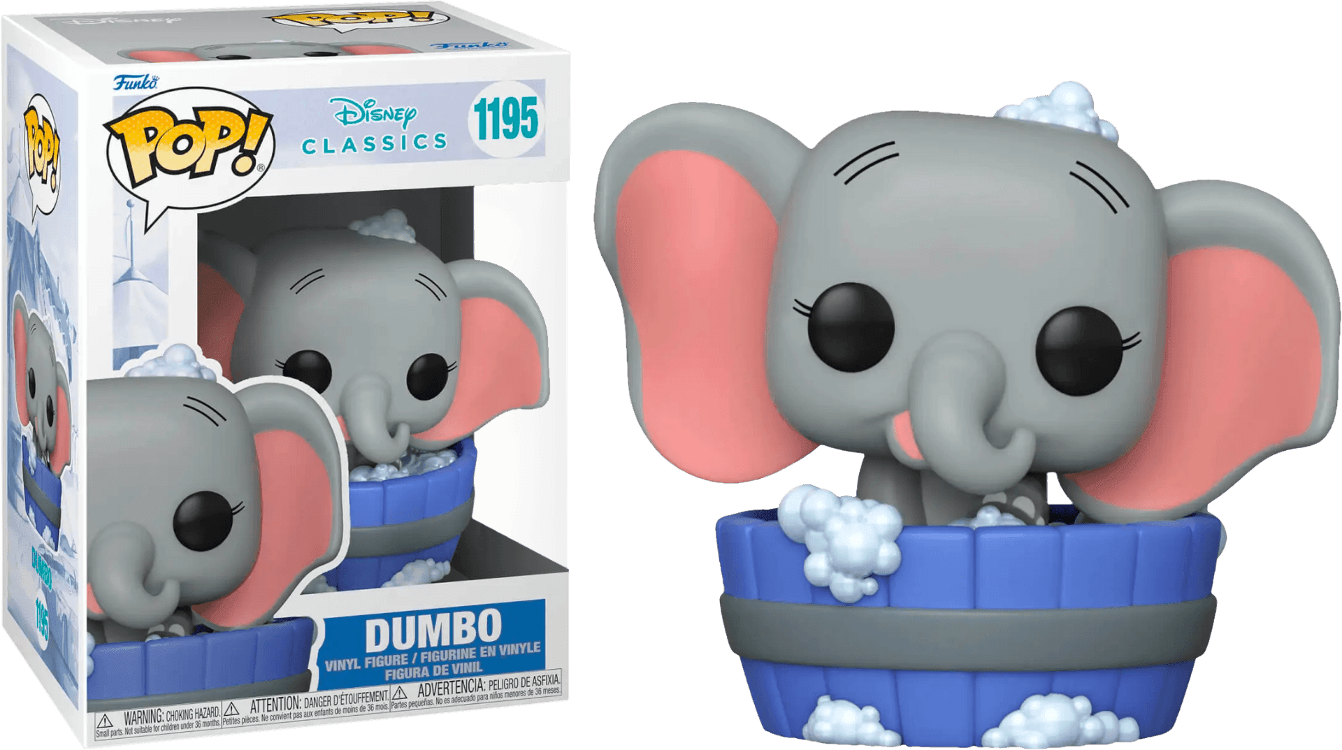 FUN62470 Dumbo - Dumbo in Bathtub US Exclusive Pop! Vinyl [RS] - Funko - Titan Pop Culture