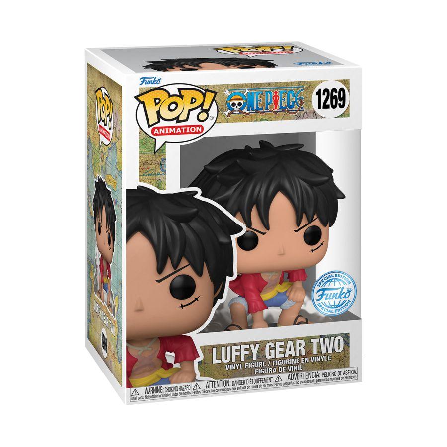 FUN62646 One Piece - Luffy Gear Two US Exclusive (with chase) Pop! Vinyl [RS] - Funko - Titan Pop Culture