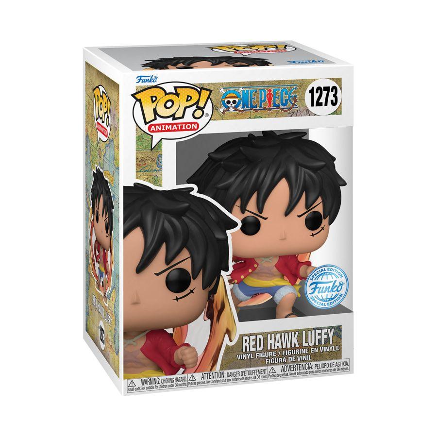 FUN62701 One Piece - Red Hawk Luffy US Exclusive (with chase) Pop! Vinyl [RS] - Funko TBA - Titan Pop Culture