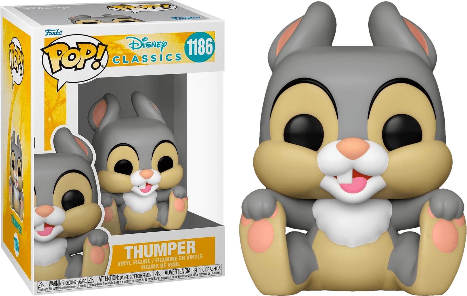 FUN63126 Disney Classics - Thumper US Exclusive Pop! Vinyl [RS] - Funko - Titan Pop Culture