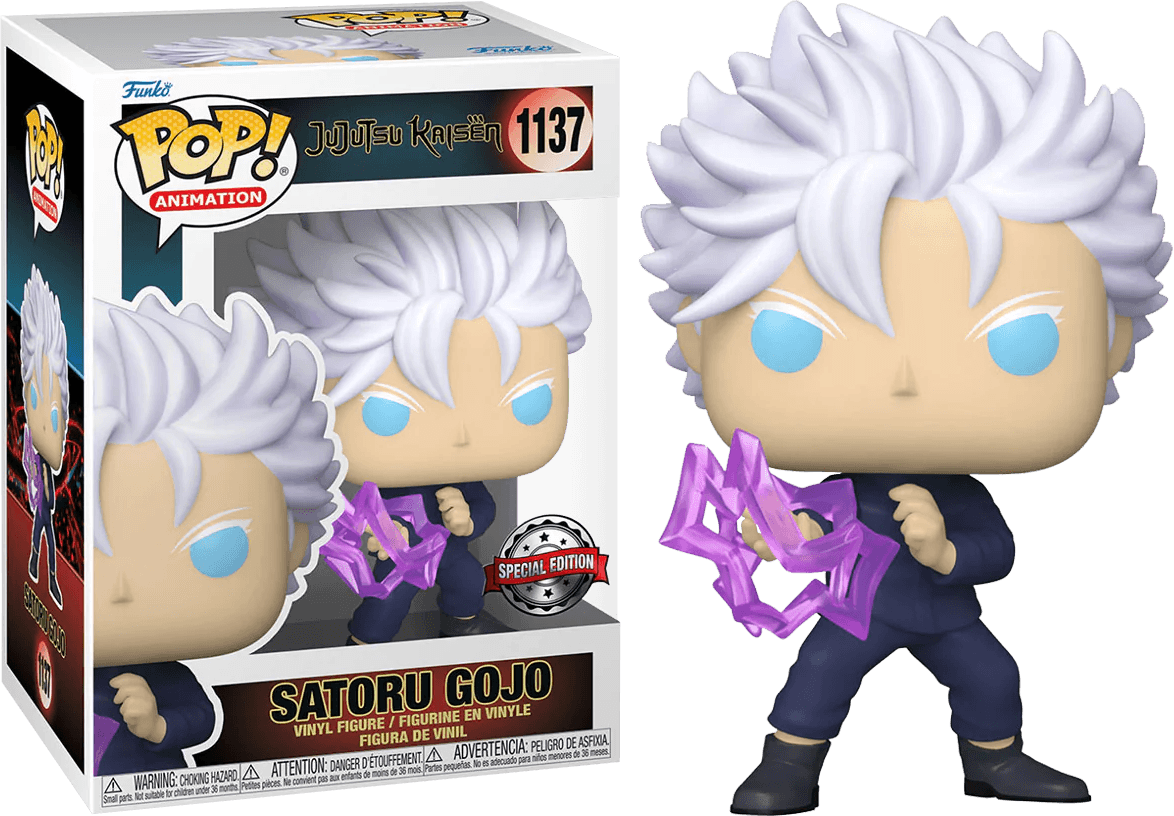 FUN63142 Jujutsu Kaisen - Gojo (Hollow Purple) US Exclusive Pop! Vinyl [RS] - Funko TBA - Titan Pop Culture