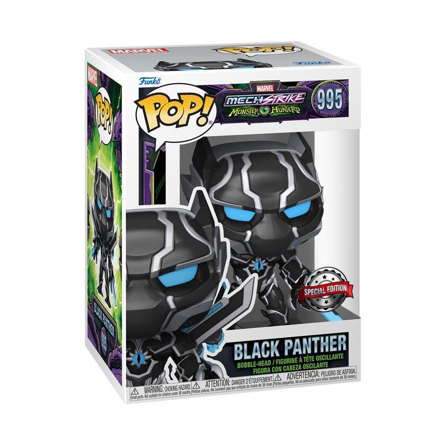 FUN63148 Marvel Mech Strike Monster Hunters - Black Panther US exclusive Pop! Vinyl [RS] - Funko - Titan Pop Culture