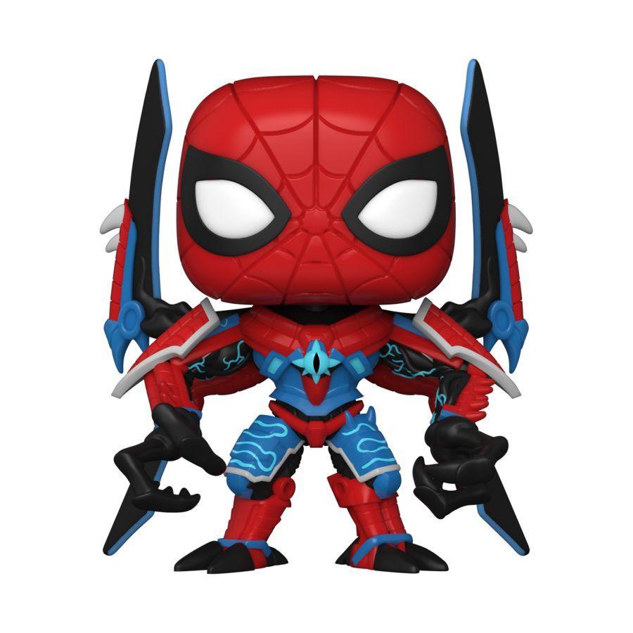 FUN63152 Marvel Mech Strike Monster Hunters - Spider-Man US Exclusive Pop! Vinyl [RS] - Funko - Titan Pop Culture