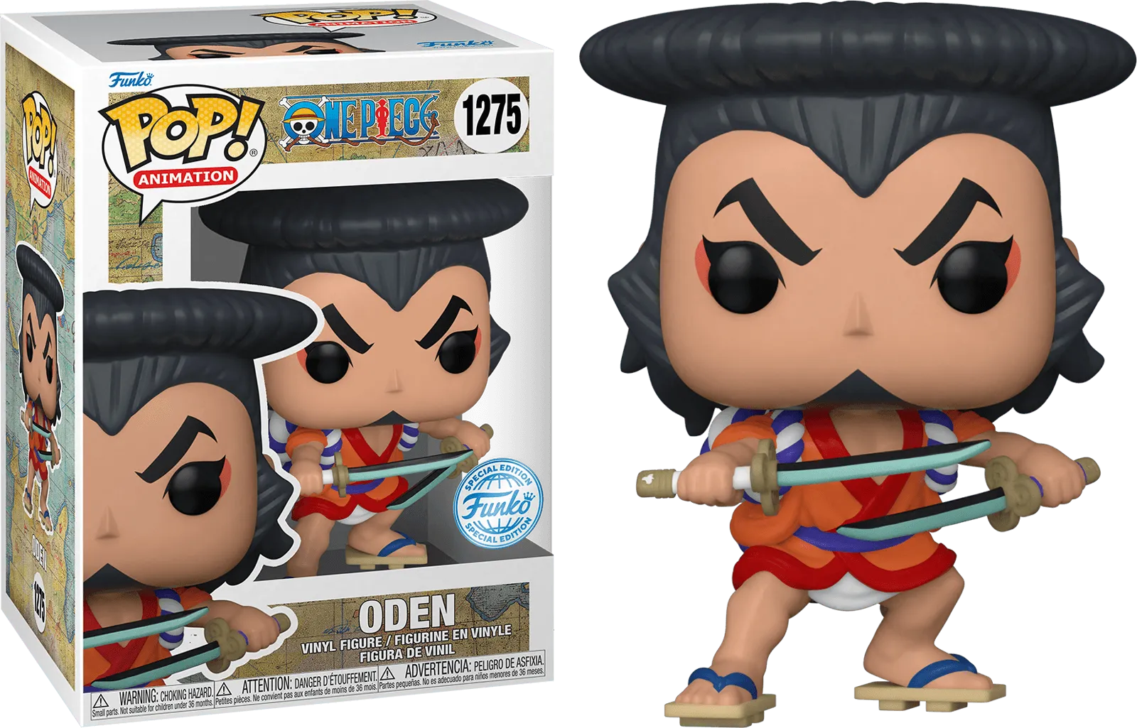 FUN63215 One Piece - Oden US Exclusive Pop! Vinyl [RS] - Funko - Titan Pop Culture