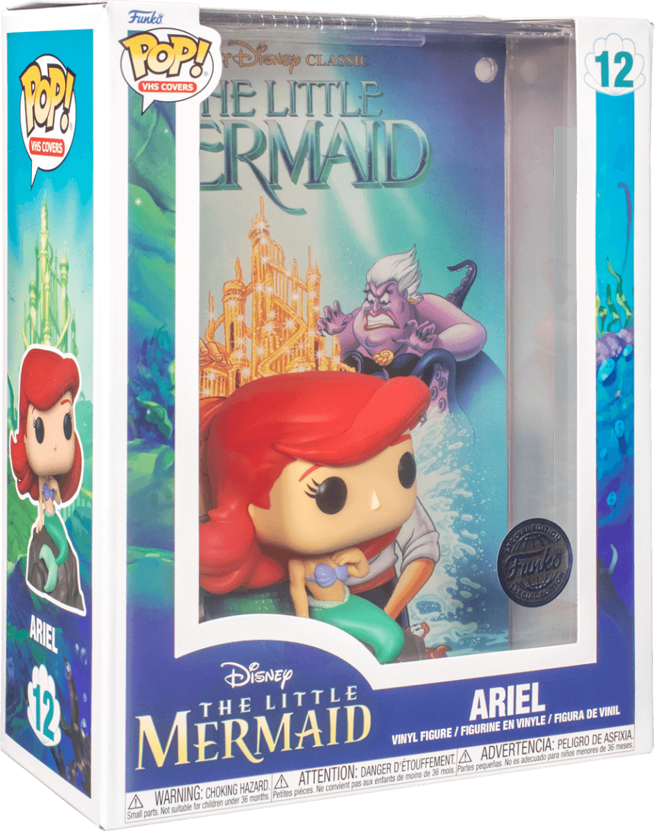 FUN63272 The Little Mermaid (1989) - Ariel US Exclusive Pop! VHS Cover [RS] - Funko - Titan Pop Culture