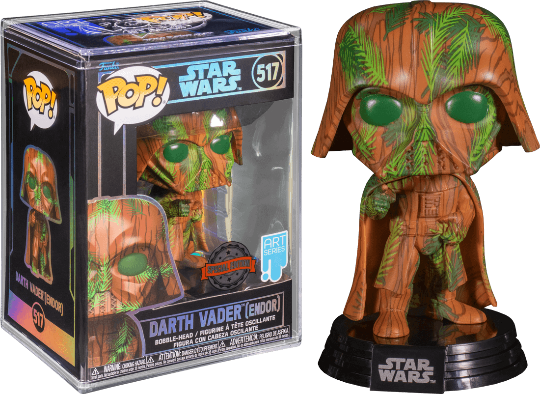 FUN63279 Star Wars - Darth Vader Endor (Artist Series) US Exclusive Pop! Vinyl with Protector [RS] - Funko - Titan Pop Culture