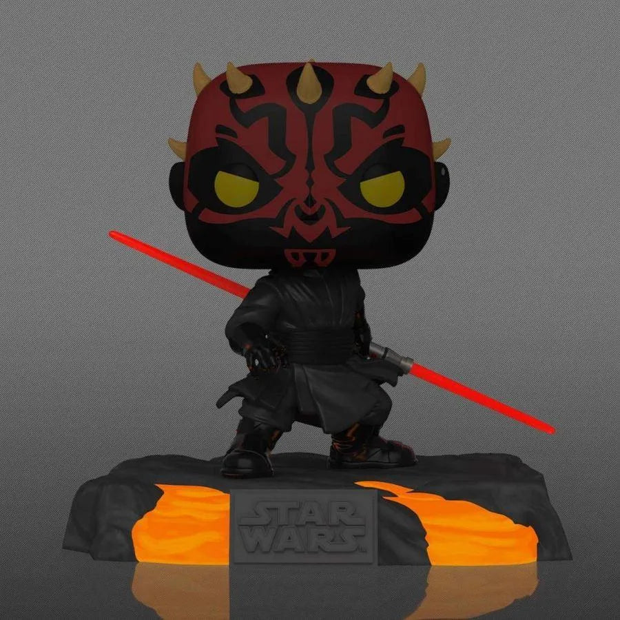 FUN63294 Star Wars - Red Sabre Series: Darth Maul Glow US Exclusive Pop! Deluxe [RS] - Funko - Titan Pop Culture