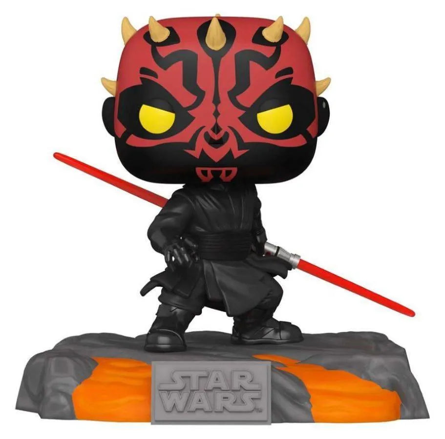 FUN63294 Star Wars - Red Sabre Series: Darth Maul Glow US Exclusive Pop! Deluxe [RS] - Funko - Titan Pop Culture