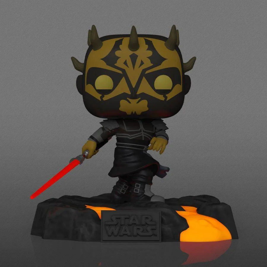 FUN63295 Star Wars - Red Saber Series: Savage Opress Glow US Exclusive Pop! Deluxe [RS] - Funko - Titan Pop Culture