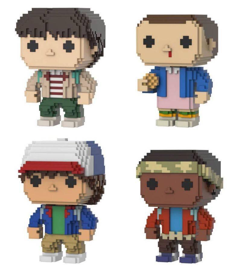 FUN63729 Stranger Things - 8-Bit Kids US Exclusive Pop! 4-Pack [RS] - Funko - Titan Pop Culture