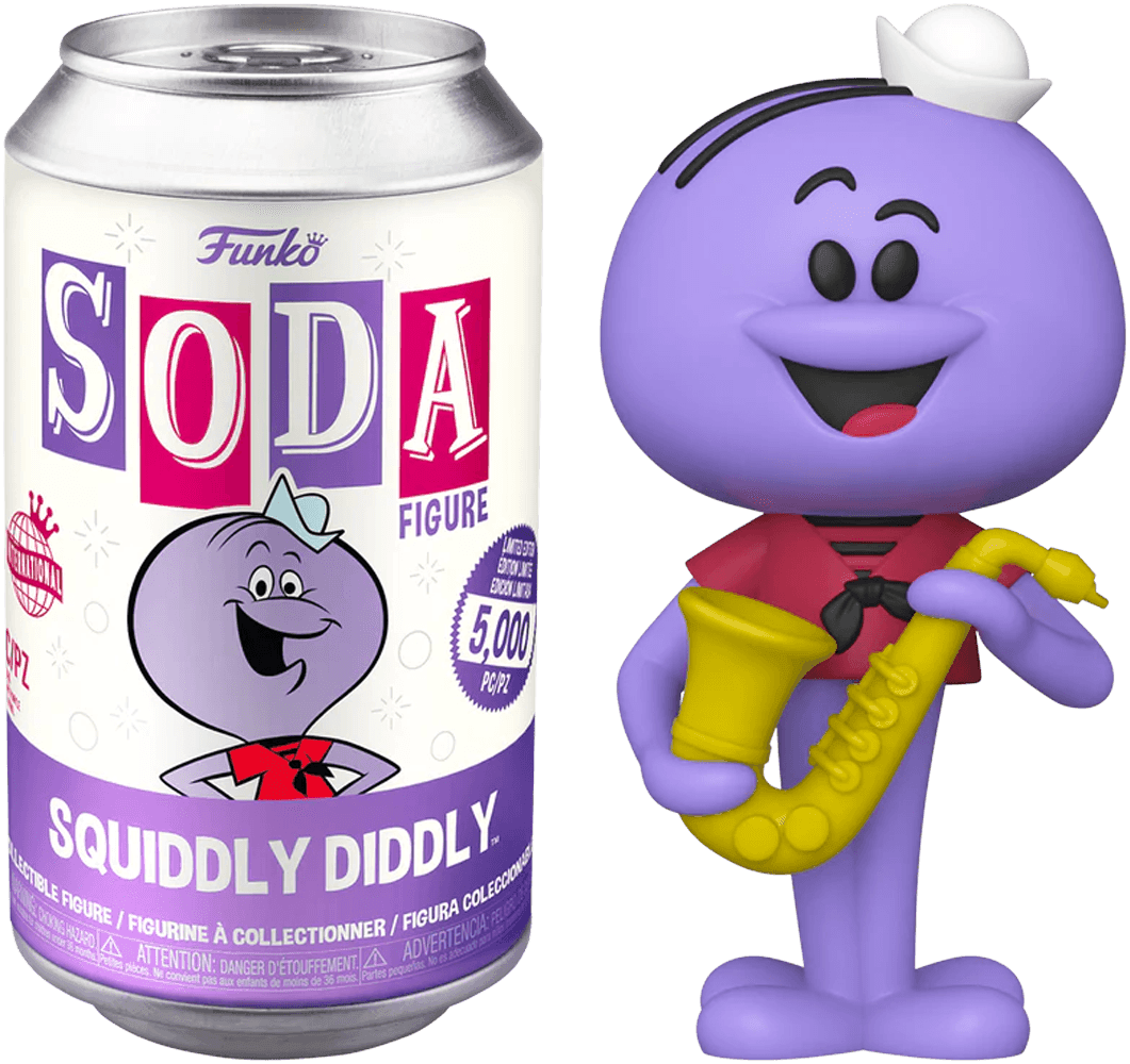 FUN63871 Hanna Barbera - Squiddly Diddly (with chase) Vinyl Soda - Funko - Titan Pop Culture