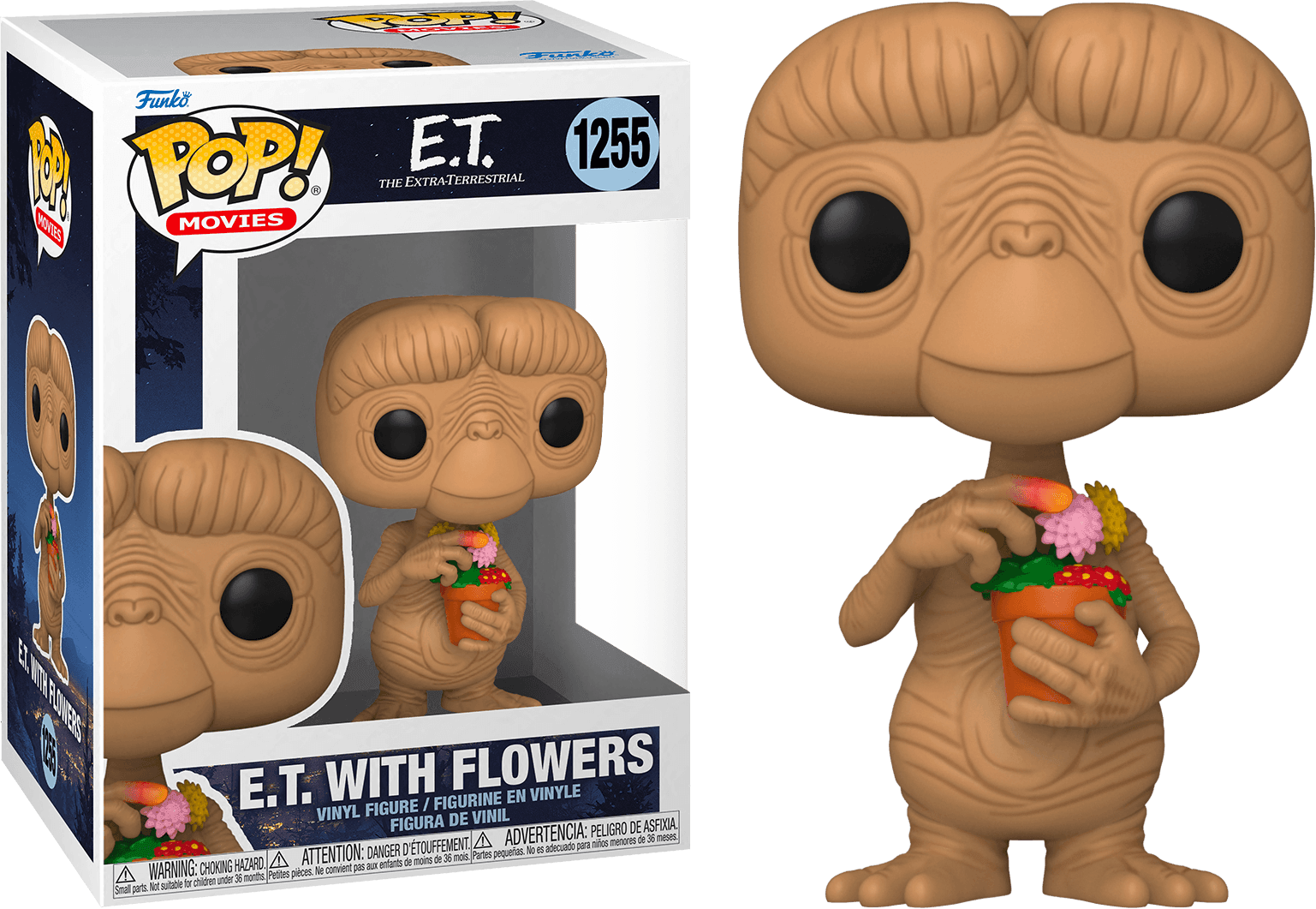 FUN63992 E.T. the Extra-Terrestrial - E.T. with Flowers Pop! Vinyl - Funko - Titan Pop Culture