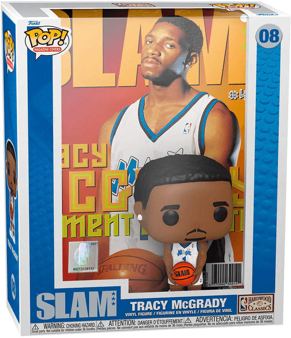 FUN64004 NBA: SLAM - Tracy McGrady Pop! Magazine Cover - Funko TBA - Titan Pop Culture