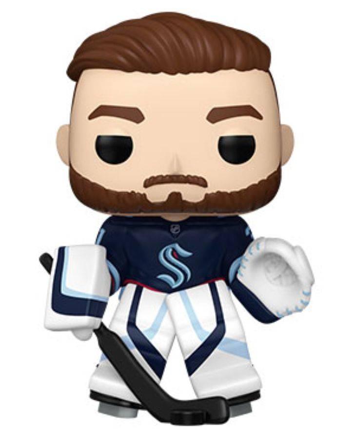 FUN64020 NHL: Kraken - Philipp Grubauer (Home Jersey) Pop! Vinyl - Funko - Titan Pop Culture