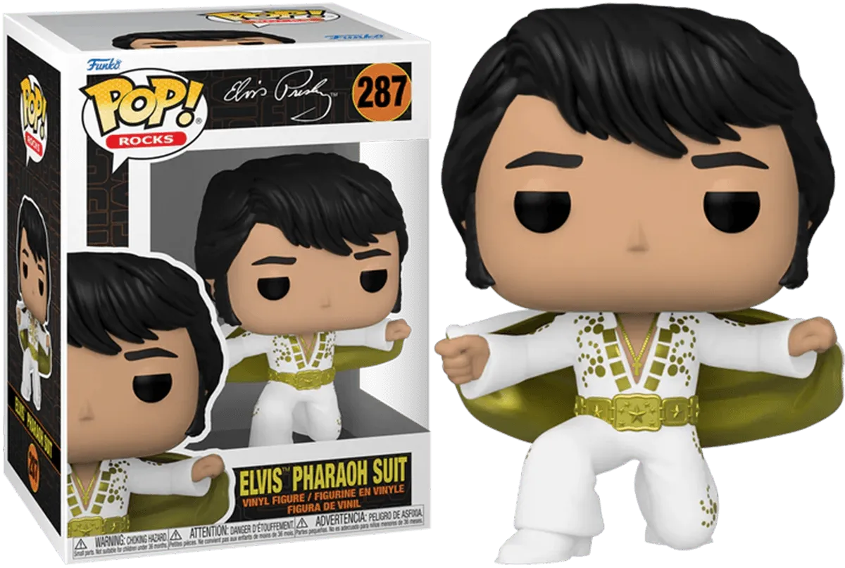 FUN64050 Elvis Presley - Elvis Pharaoh Suit Pop! Vinyl - Funko - Titan Pop Culture