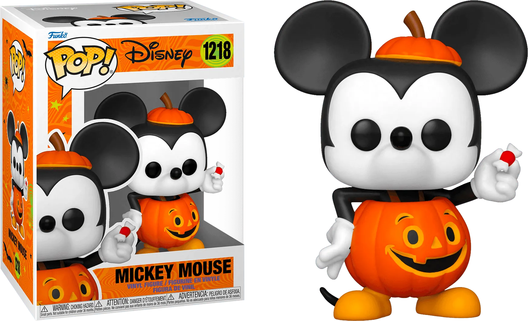FUN64089 Disney - Mickey Mouse Trick or Treat Pop! Vinyl - Funko - Titan Pop Culture