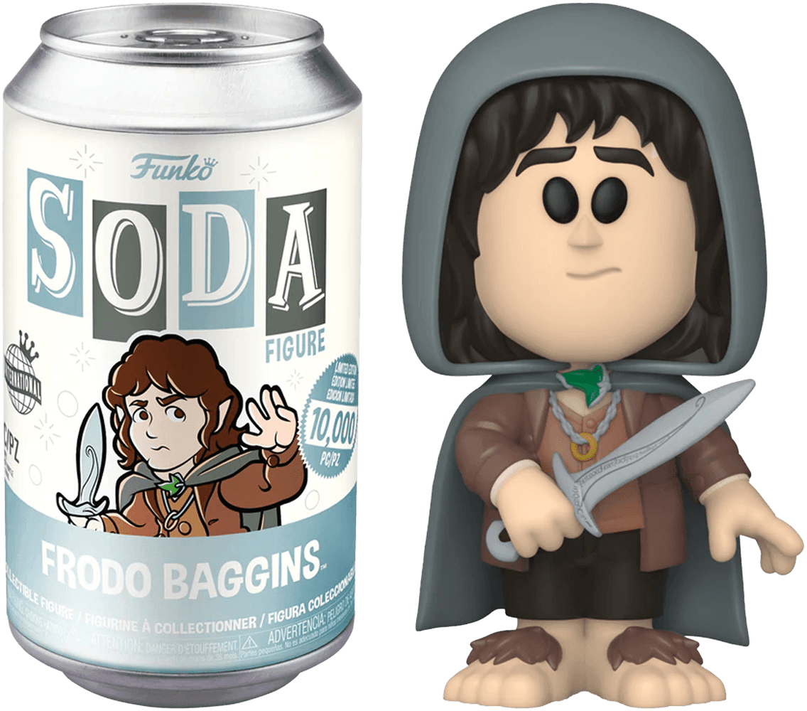 FUN64138 The Lord of the Rings - Frodo Baggins (with chase) Vinyl Soda - Funko - Titan Pop Culture