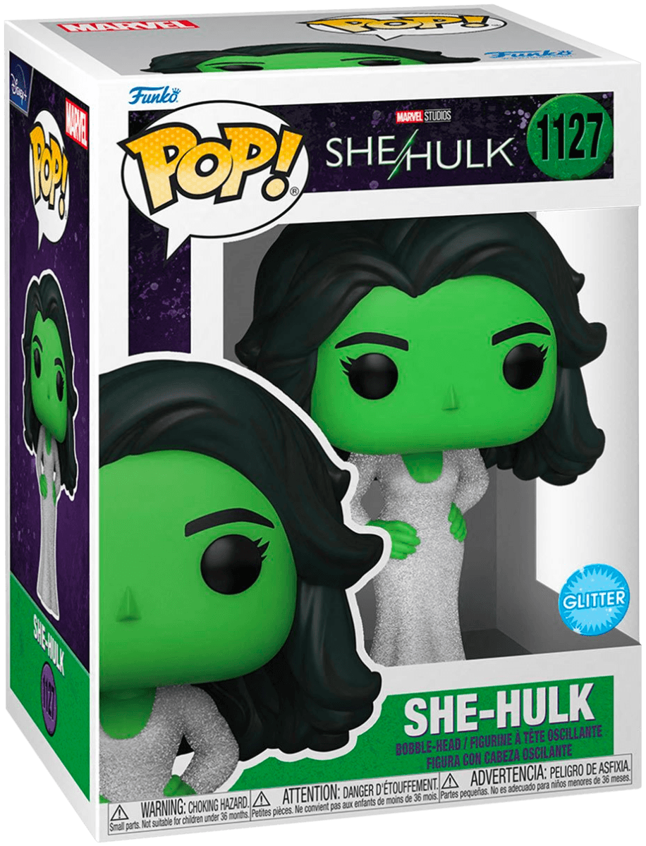 FUN64197 She-Hulk (TV) - She-Hulk (Gala Look) Glitter Pop! Vinyl - Funko - Titan Pop Culture