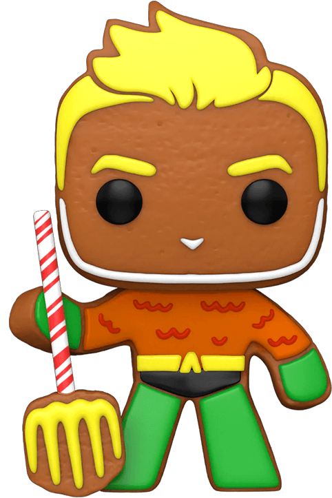 FUN64321 DC Comics - Gingerbread Aquaman Pop! Vinyl - Funko - Titan Pop Culture