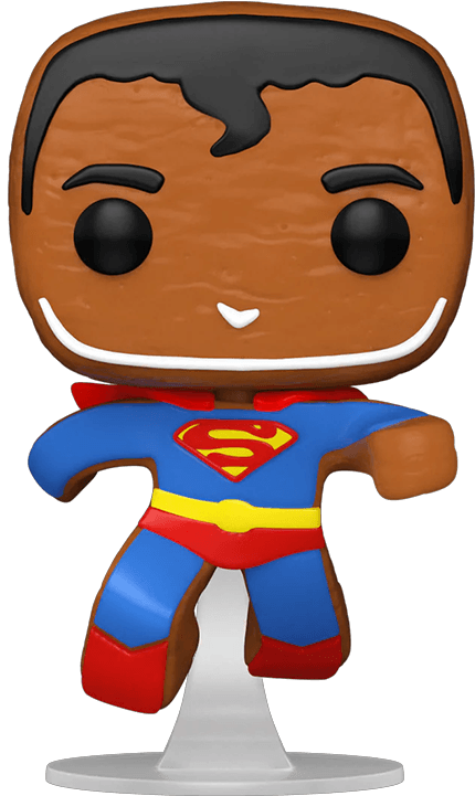 FUN64322 DC Comics - Gingerbread Superman Pop! Vinyl - Funko - Titan Pop Culture