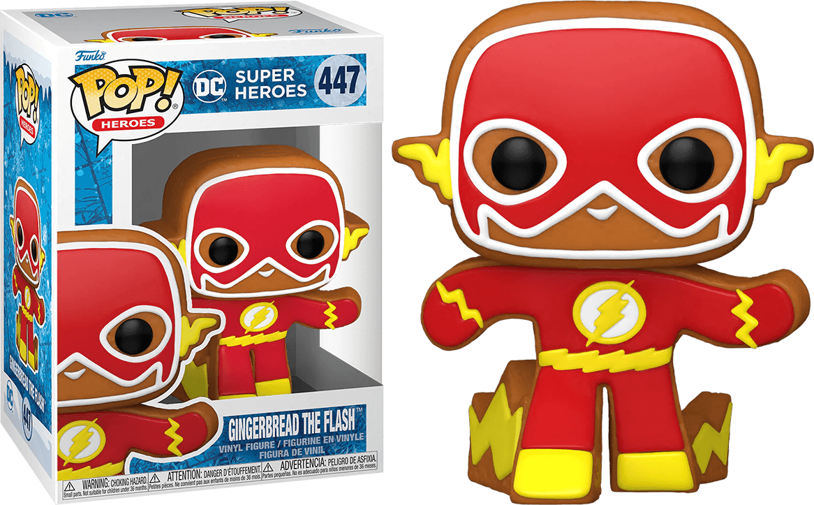 FUN64323 DC Comics - Gingerbread The Flash Pop! Vinyl - Funko - Titan Pop Culture