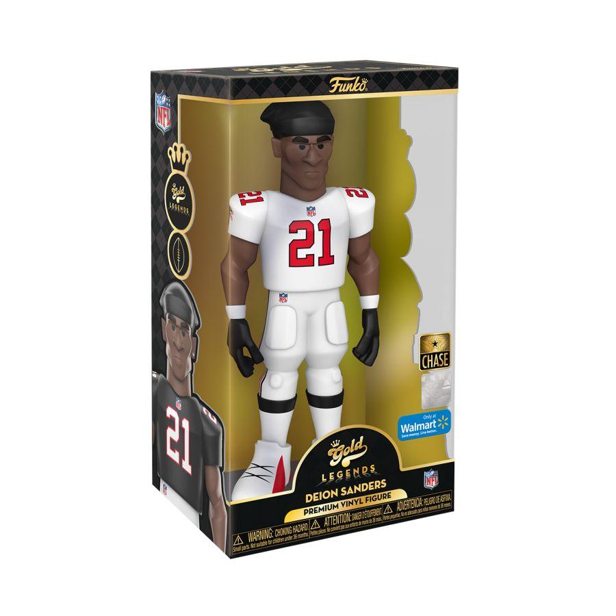 FUN64541 NFL: Falcons - Deion Sanders (with chase) US Exclusive 12" Vinyl Gold [RS] - Funko - Titan Pop Culture