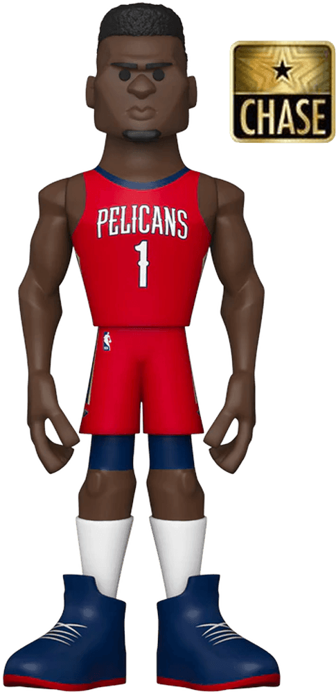 FUN64543 NBA: Pelicans - Zion Williamson US Exclusive 12" (with chase) Vinyl Gold [RS] - Funko - Titan Pop Culture