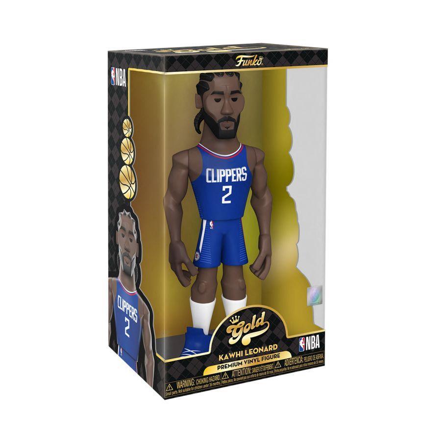 FUN64549 NBA: Clippers - Kawhi Leonard 12" (with chase) Vinyl Gold - Funko - Titan Pop Culture