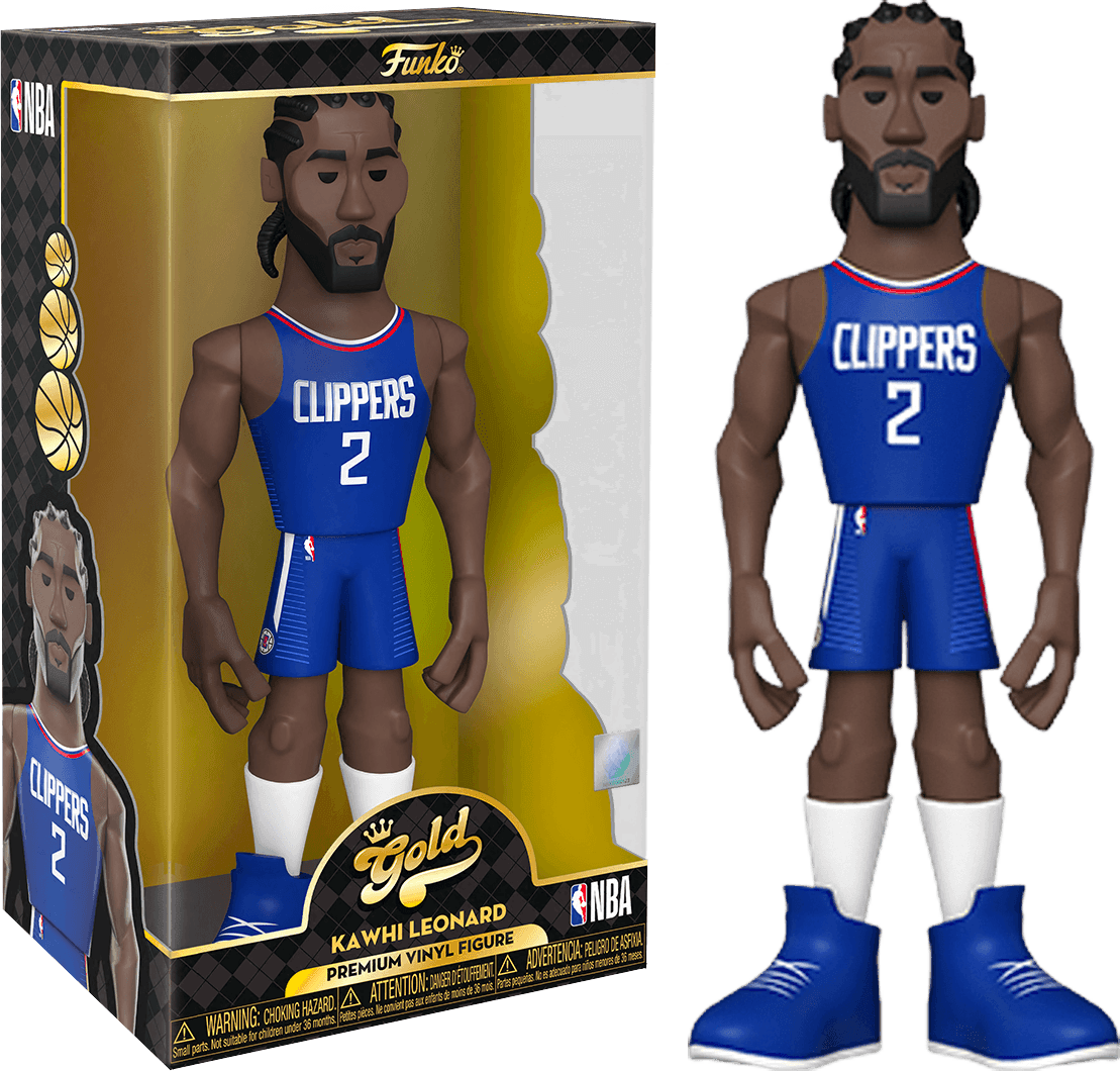 FUN64549 NBA: Clippers - Kawhi Leonard 12" (with chase) Vinyl Gold - Funko - Titan Pop Culture