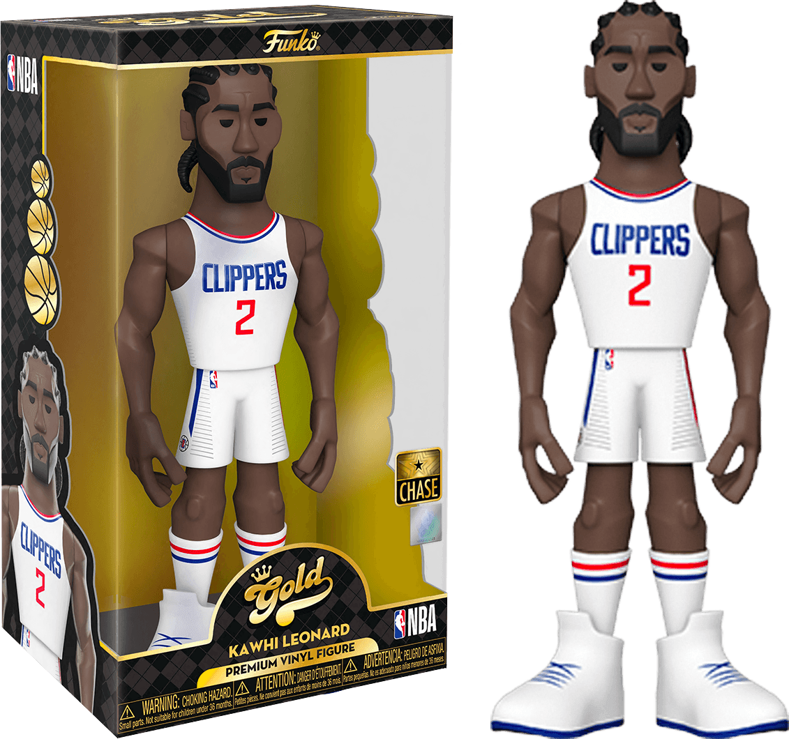 FUN64549 NBA: Clippers - Kawhi Leonard 12" (with chase) Vinyl Gold - Funko - Titan Pop Culture