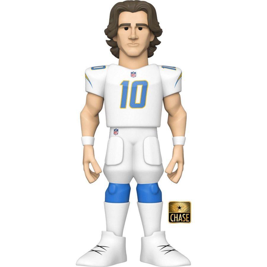 FUN64551 NFL: Chargers - Justin Herbert (with chase) 12" Vinyl Gold - Funko - Titan Pop Culture