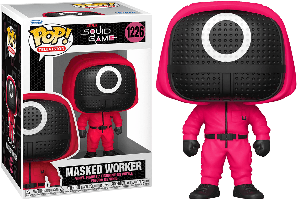 FUN64799 Squid Game - Red Soldier (Circle Mask) Pop! Vinyl - Funko - Titan Pop Culture