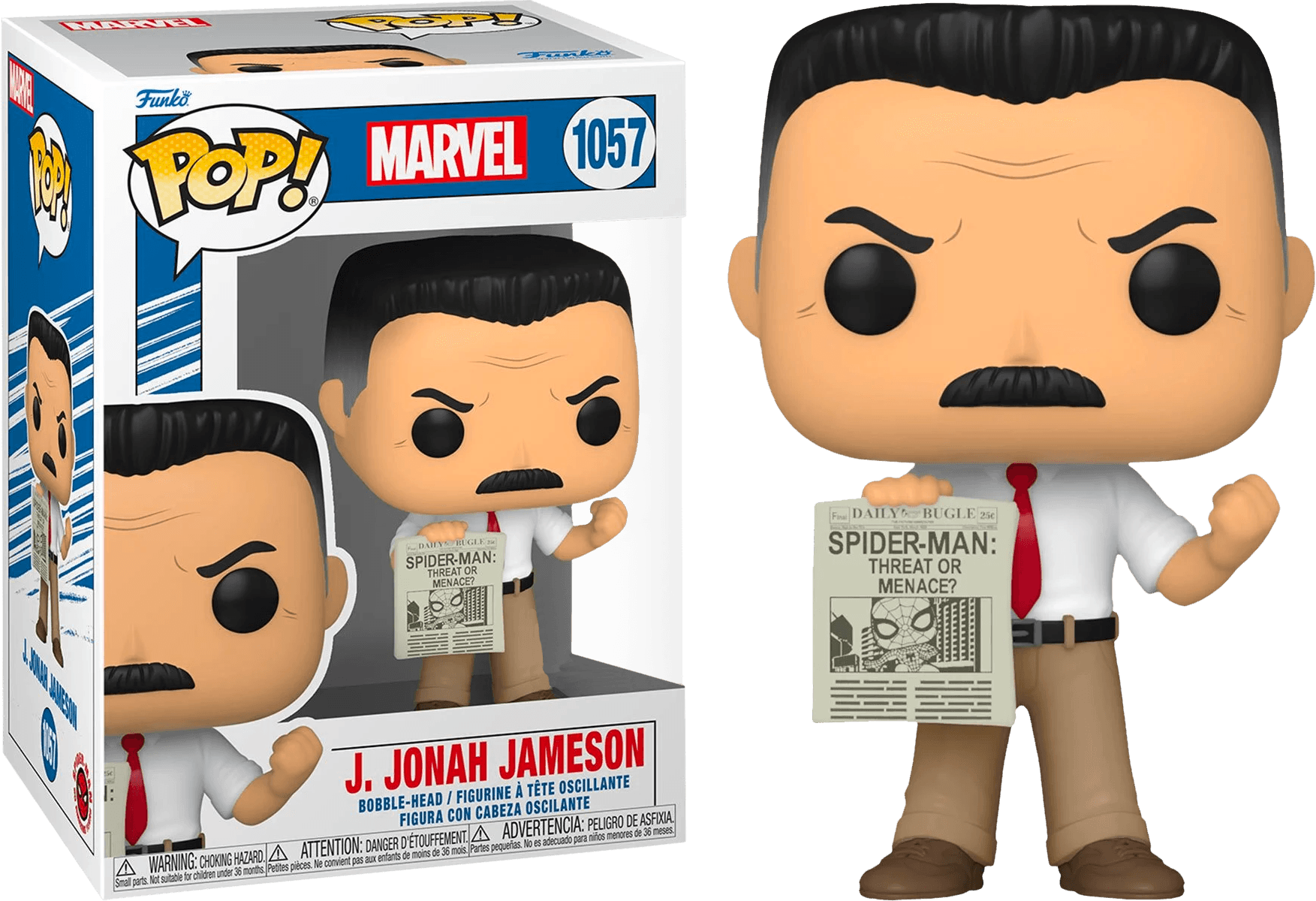 FUN64807 Marvel Comics - J. Jonah Jameson US Exclusive Pop! Vinyl [RS] - Funko - Titan Pop Culture