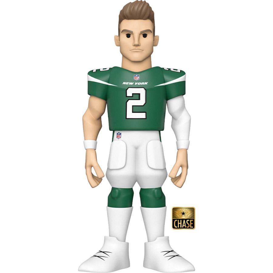 FUN64899 NFL: NY Jets - Zach Wilson (with chase) 5" Vinyl Gold - Funko - Titan Pop Culture