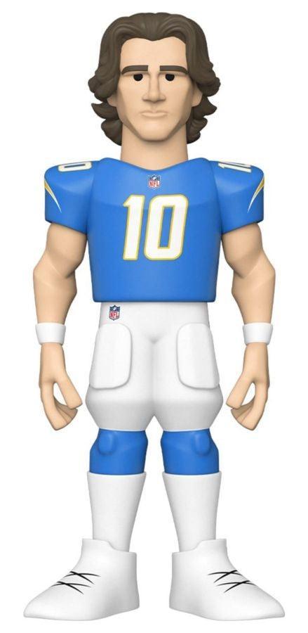 FUN64900 NFL: Chargers - Justin Herbert (with chase) 5" Vinyl Gold - Funko - Titan Pop Culture