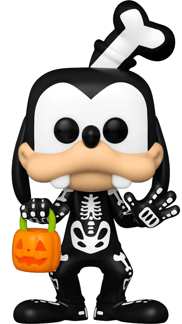 FUN64910 Disney - Goofy Skeleton Glow US Exclusive Pop! Vinyl [RS] - Funko - Titan Pop Culture